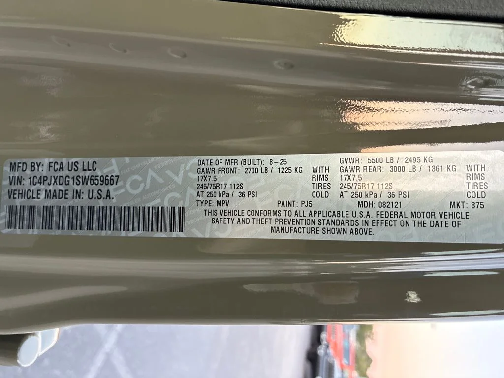 New 2025 41 Exterior Paint Jeep Sport S image 30