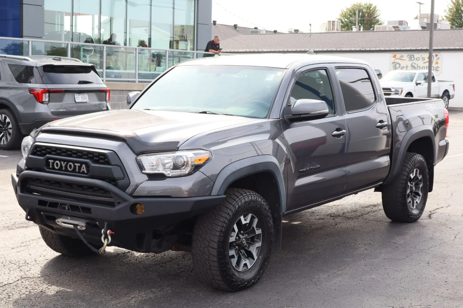 Used 2017 Magnetic Gray Metallic Toyota TRD Off-Road image 3