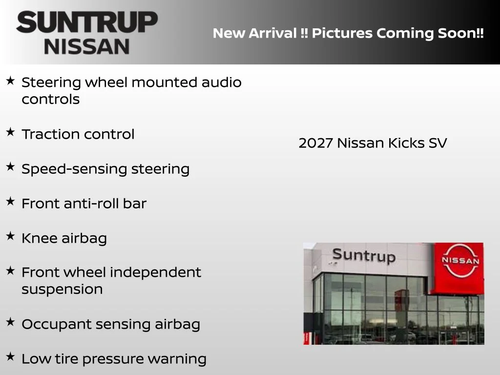 New 2027 White Nissan SV image 4
