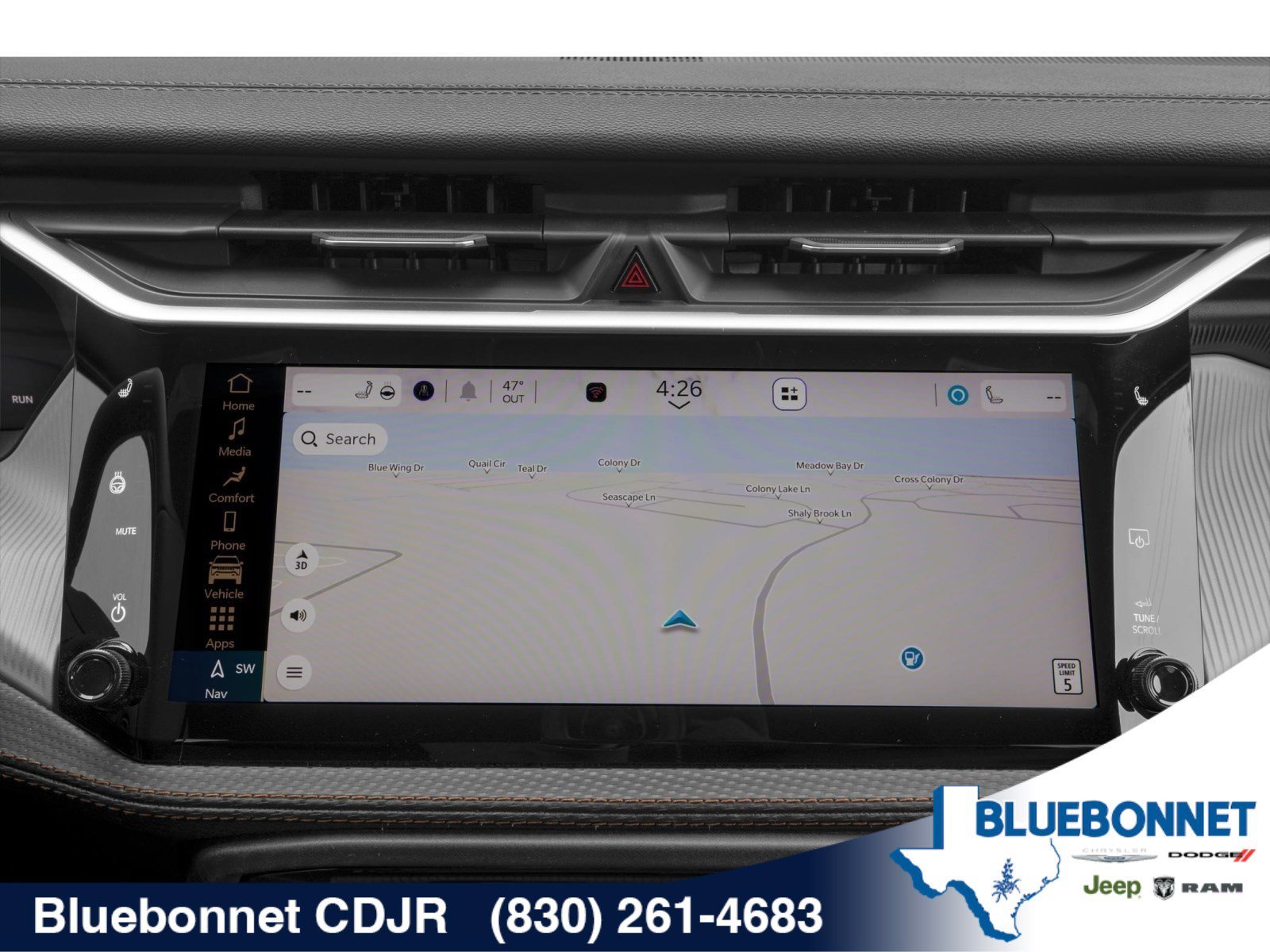 New 2026 Diamond Black Crystal Pearlcoat Jeep Laredo image 11
