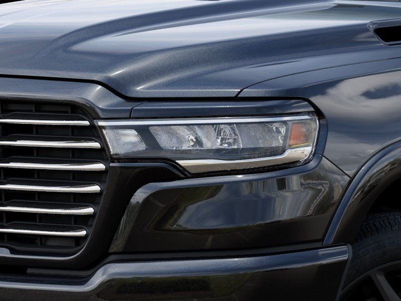 New 2027 Diamond Black Crystal Pearl-Coat Exterior Paint RAM Laramie image 10