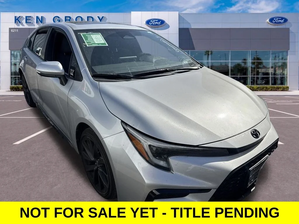 Used 2023 Silver Toyota SE image 1