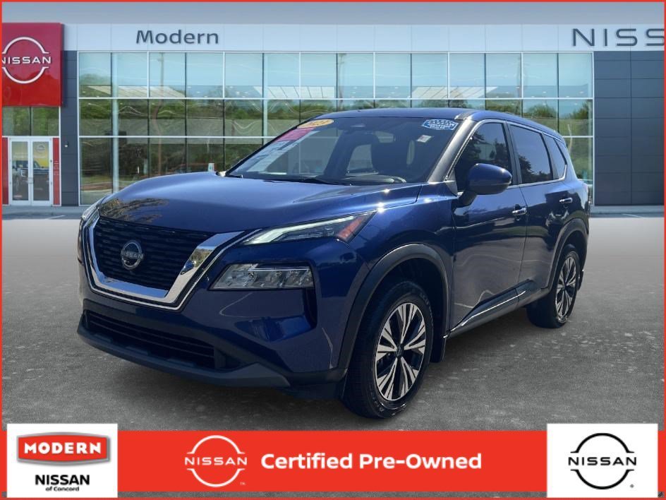 Used 2023 Caspian Blue Metallic Nissan SV image 1