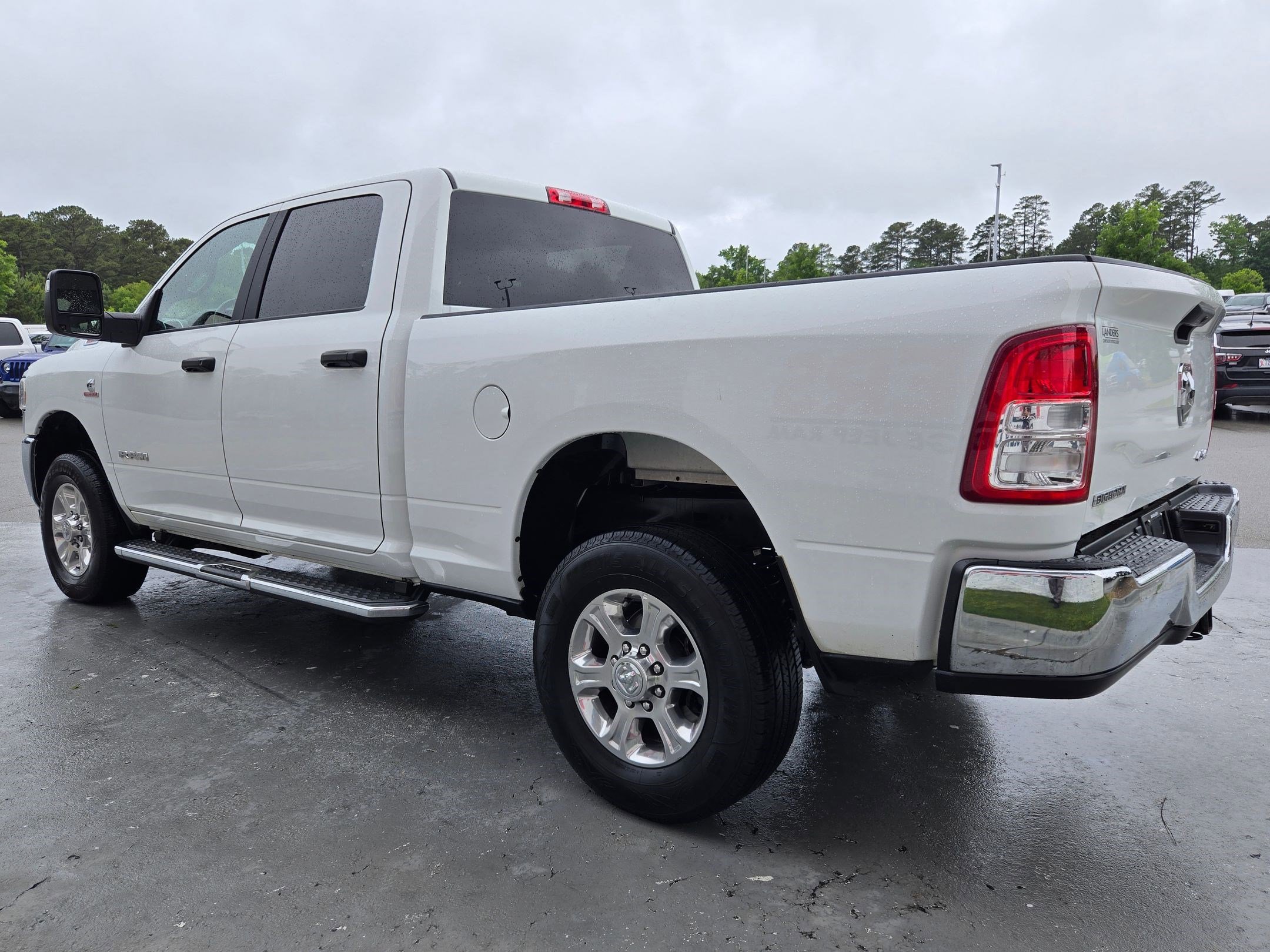 Used 2024 Bright White Clearcoat RAM Big Horn image 5