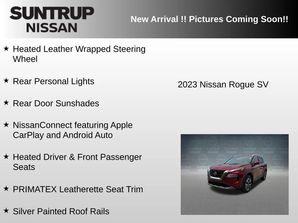 Used 2023 Red Nissan SV image 12