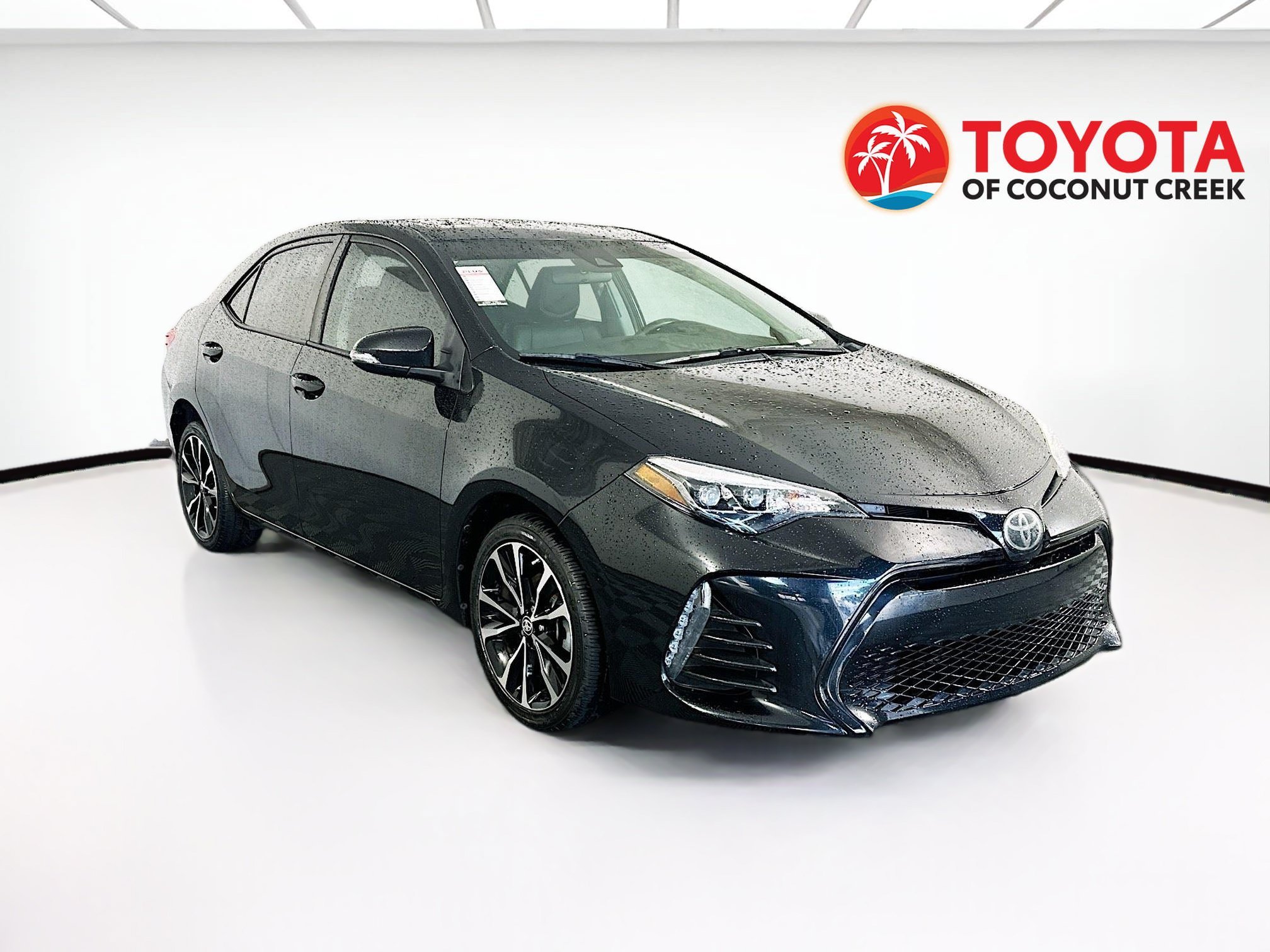 Used 2019 Black Sand Pearl Toyota SE image 1