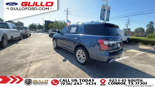 Certified Used 2019 Blue Metallic Ford Platinum image 6