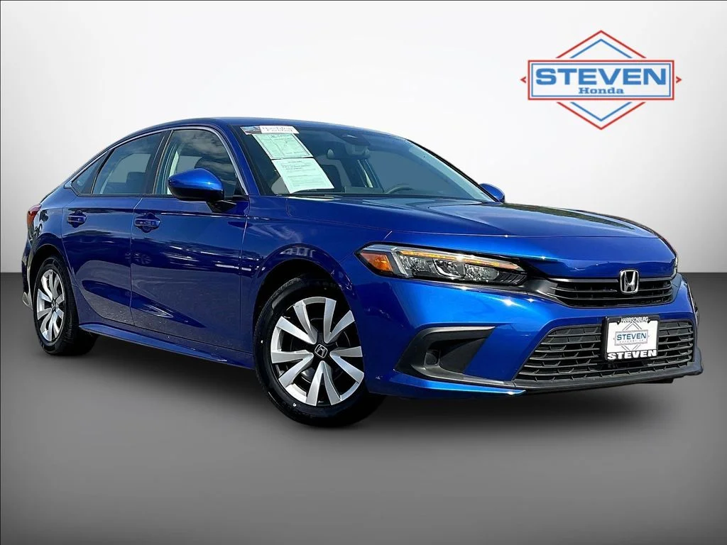 Certified Used 2024 Aegean Blue Metallic Honda LX image 1
