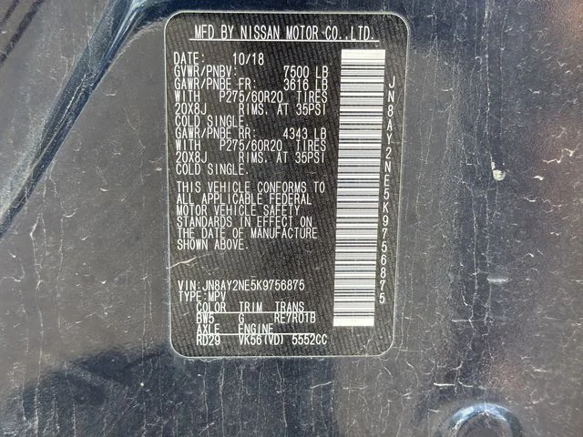 Used 2019 Blue Nissan Platinum image 35