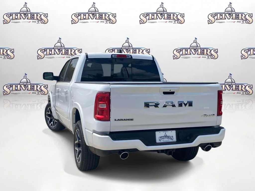 New 2026 Bright White Clear-Coat Exterior Paint RAM Laramie image 4