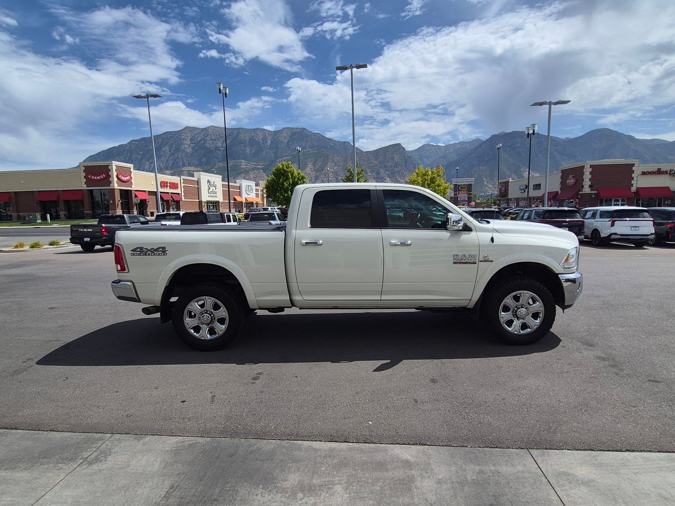 Used 2018 Pearl White Ram Laramie image 2