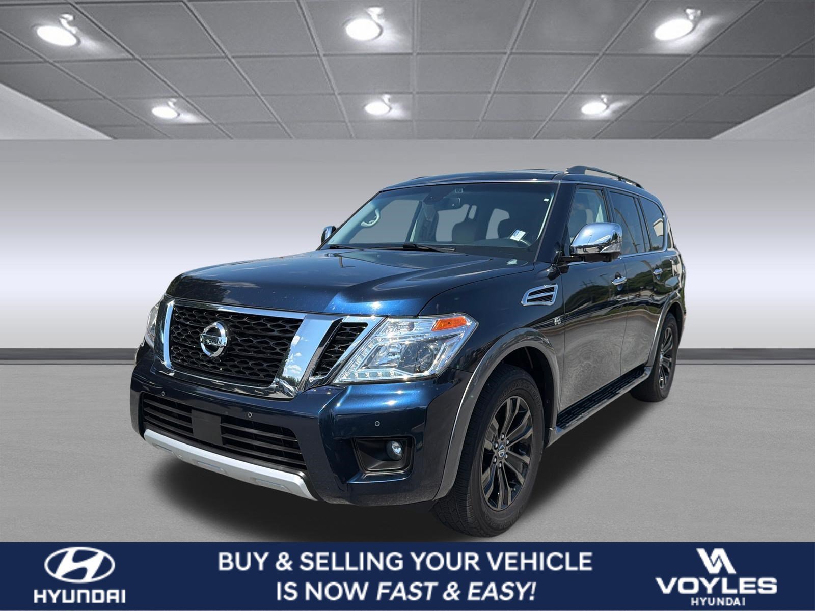 Used 2017 Hermosa Blue Nissan Platinum image 1