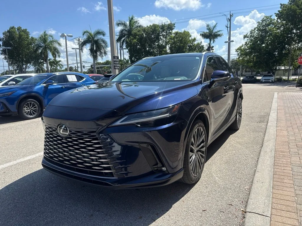 Certified Used 2024 Blue Lexus 350 Luxury image 2