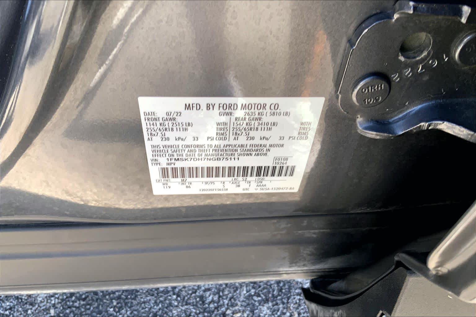 Used 2022 Carbonized Gray Metallic Ford XLT image 33