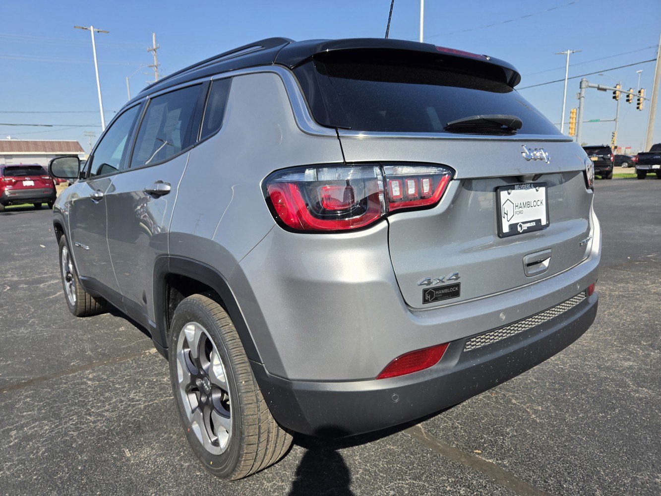 Used 2021 Billet Silver Metallic Clearcoat Jeep Limited image 40