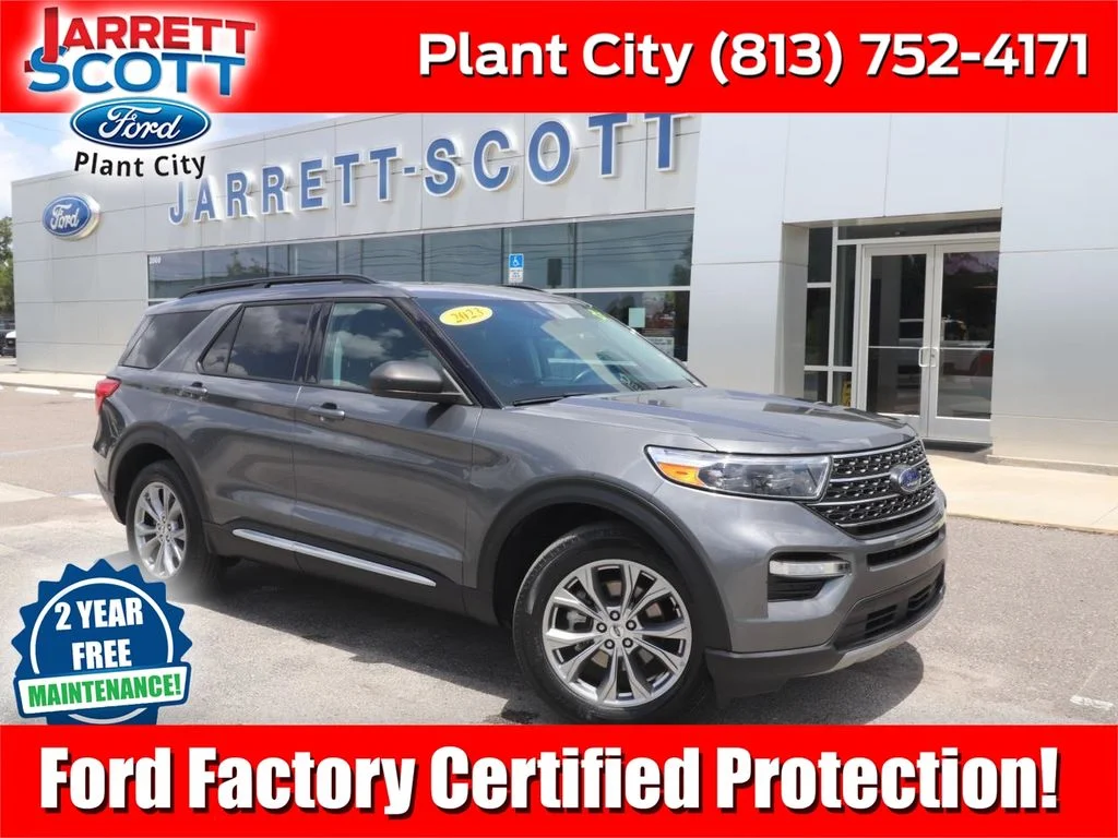 Certified Used 2023 Gray Ford XLT image 1