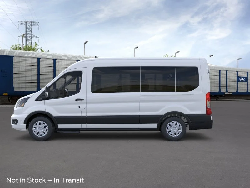 New 2026 Oxford White Ford Passenger Van XLT image 3