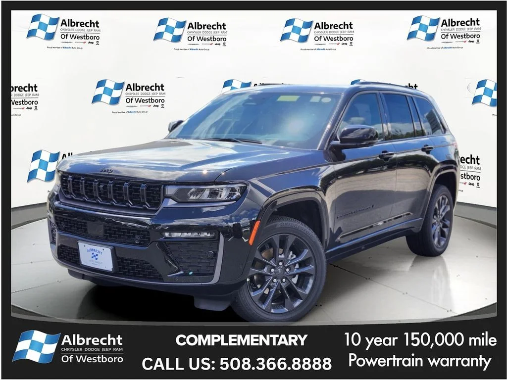 New 2026 Diamond Black Crystal Pearlcoat Jeep Limited Reserve image 1