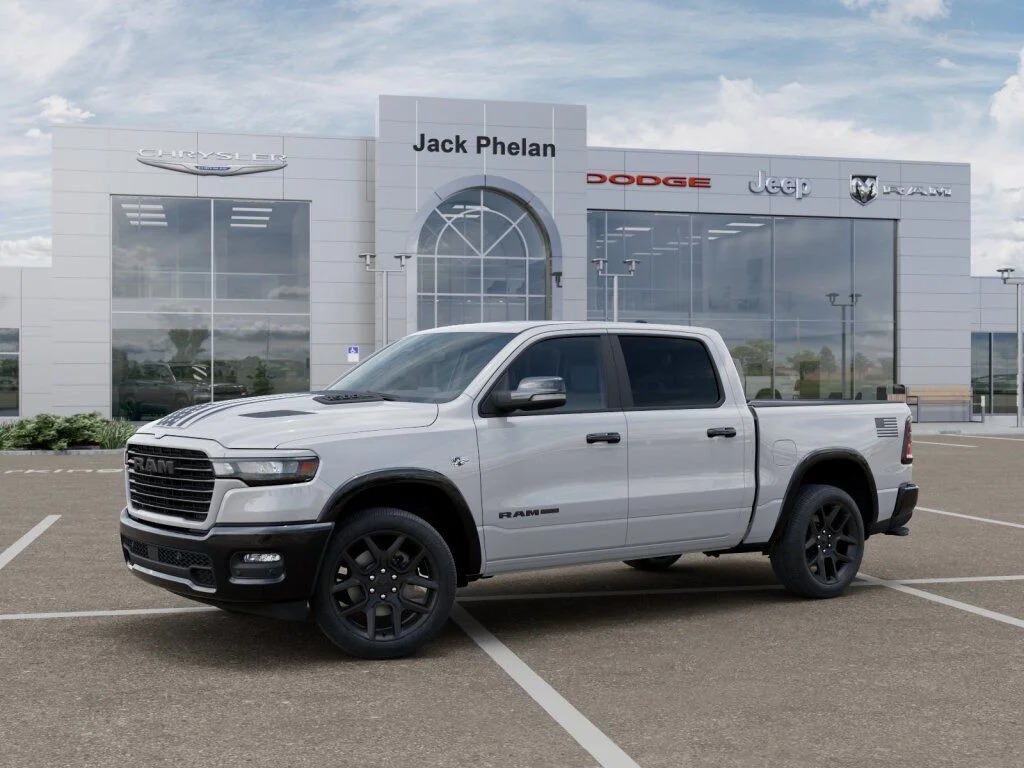 New 2026 Bright White Clear-Coat Exterior Paint RAM Laramie image 2