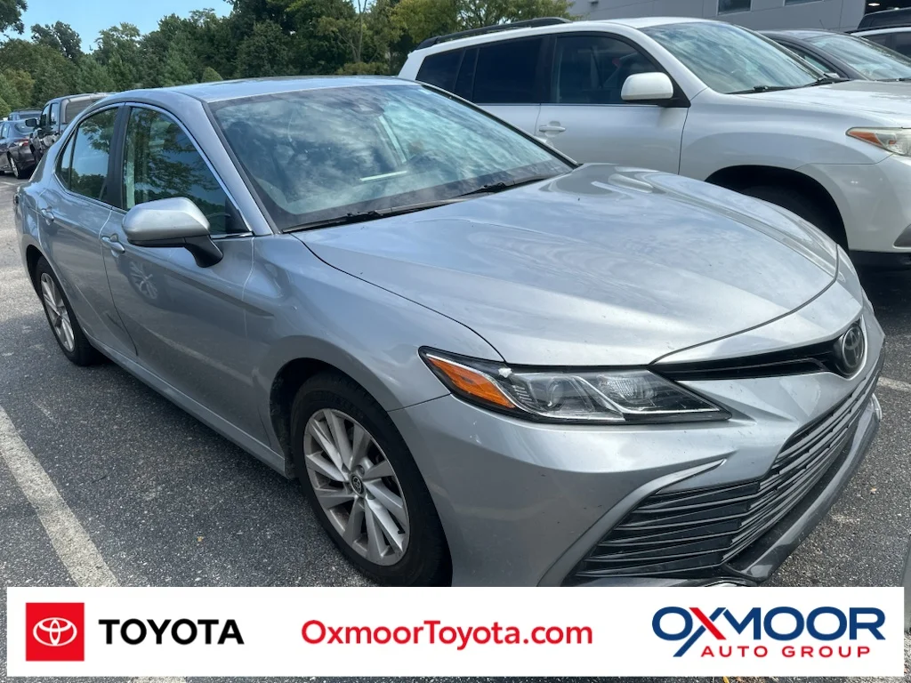 Used 2021 Silver Toyota LE image 1