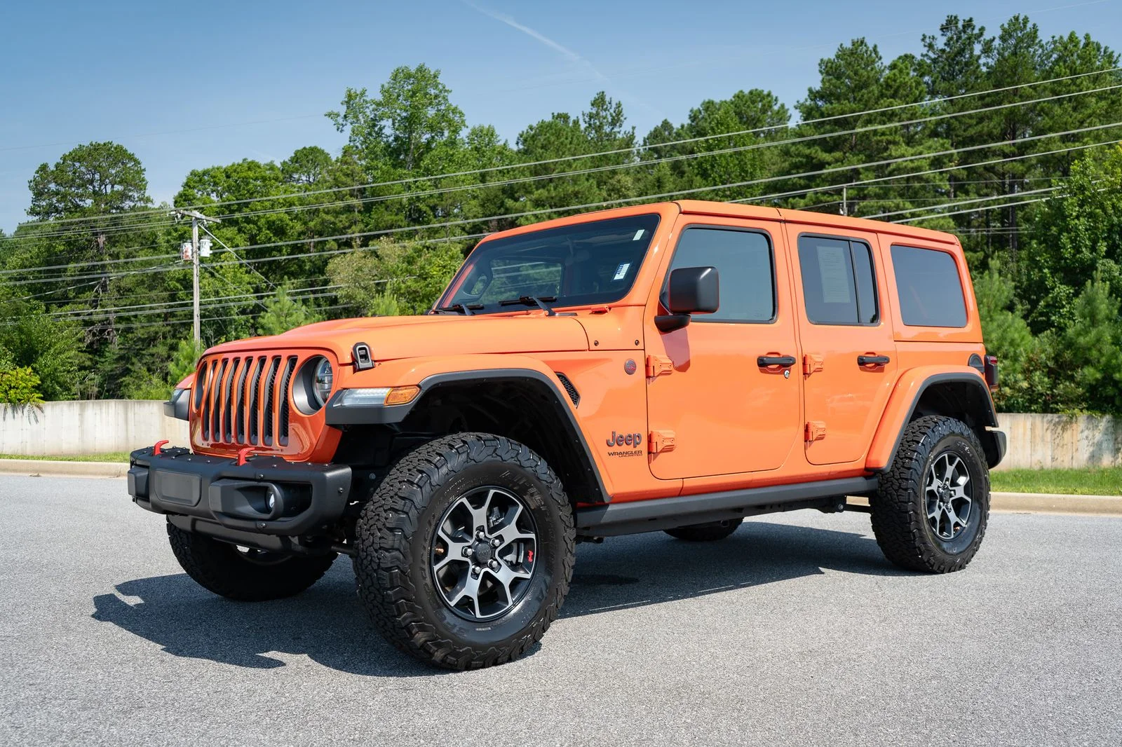 Used 2019 Orange Jeep Unlimited Rubicon image 3