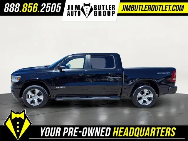 Used 2020 Black Ram Laramie Crew Cab 4x4 5
