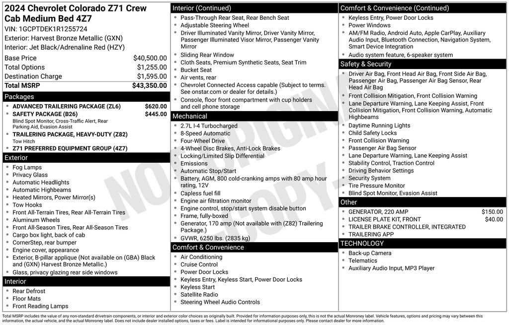Used 2024 Brown Chevrolet Z71 image 23