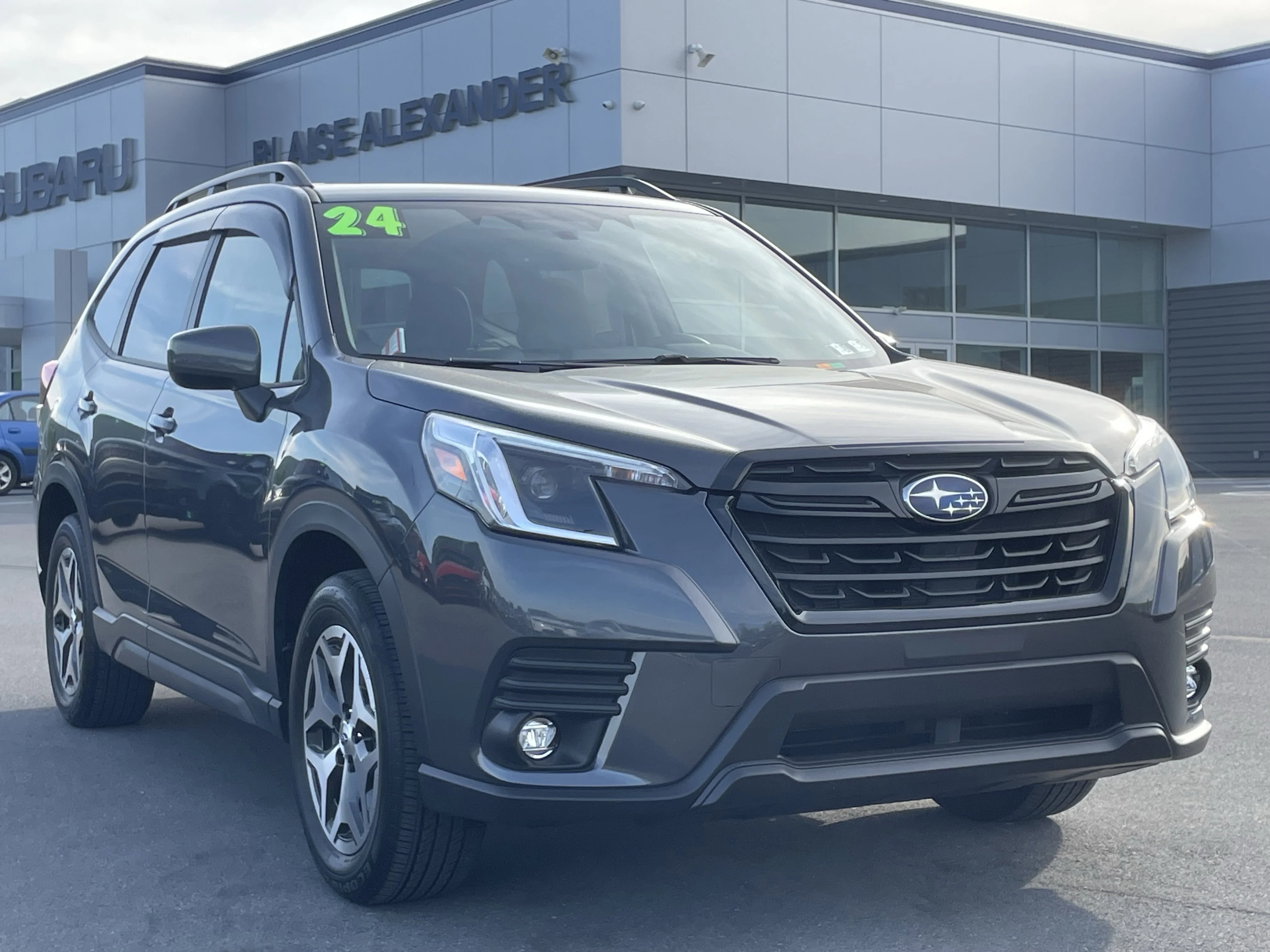 Used 2024 Magnetite Gray Metallic Subaru Premium image 1