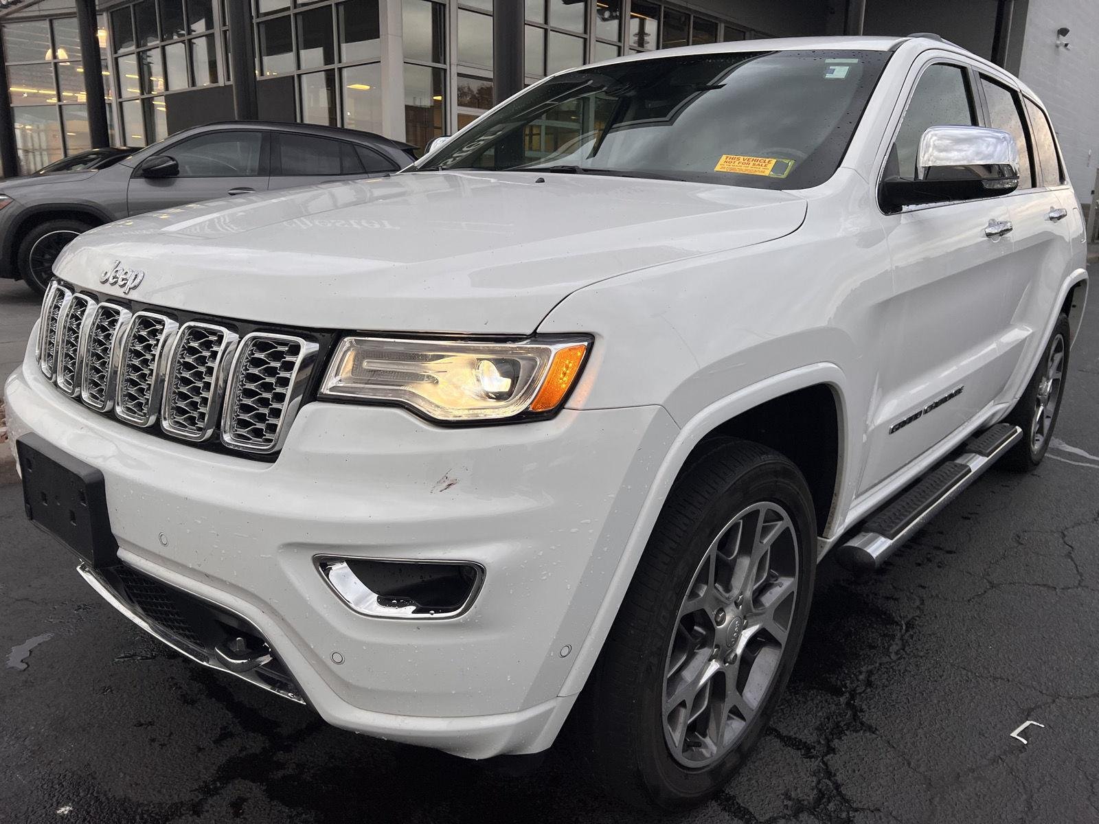 Used 2021 Bright White Clearcoat Jeep Overland image 7