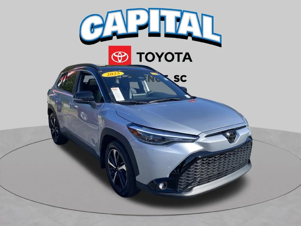 Used 2025 Silver Toyota Hybrid XSE image 1