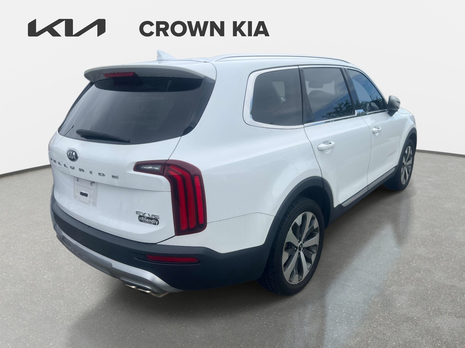 Used 2020 Snow White Pearl Kia EX image 4