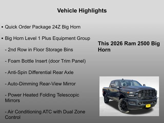 New 2026 Forged Blue Metallic Exterior Paint RAM Big Horn image 23