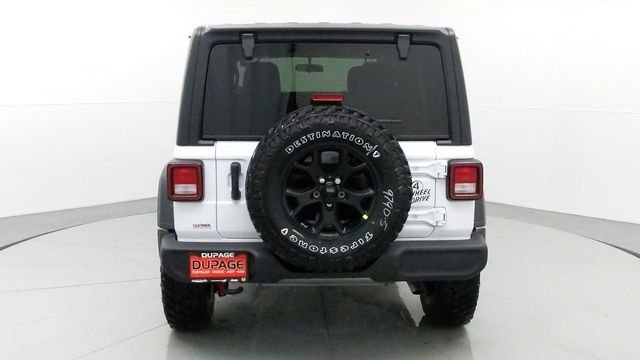 Used 2021 White Jeep Unlimited Willys image 6