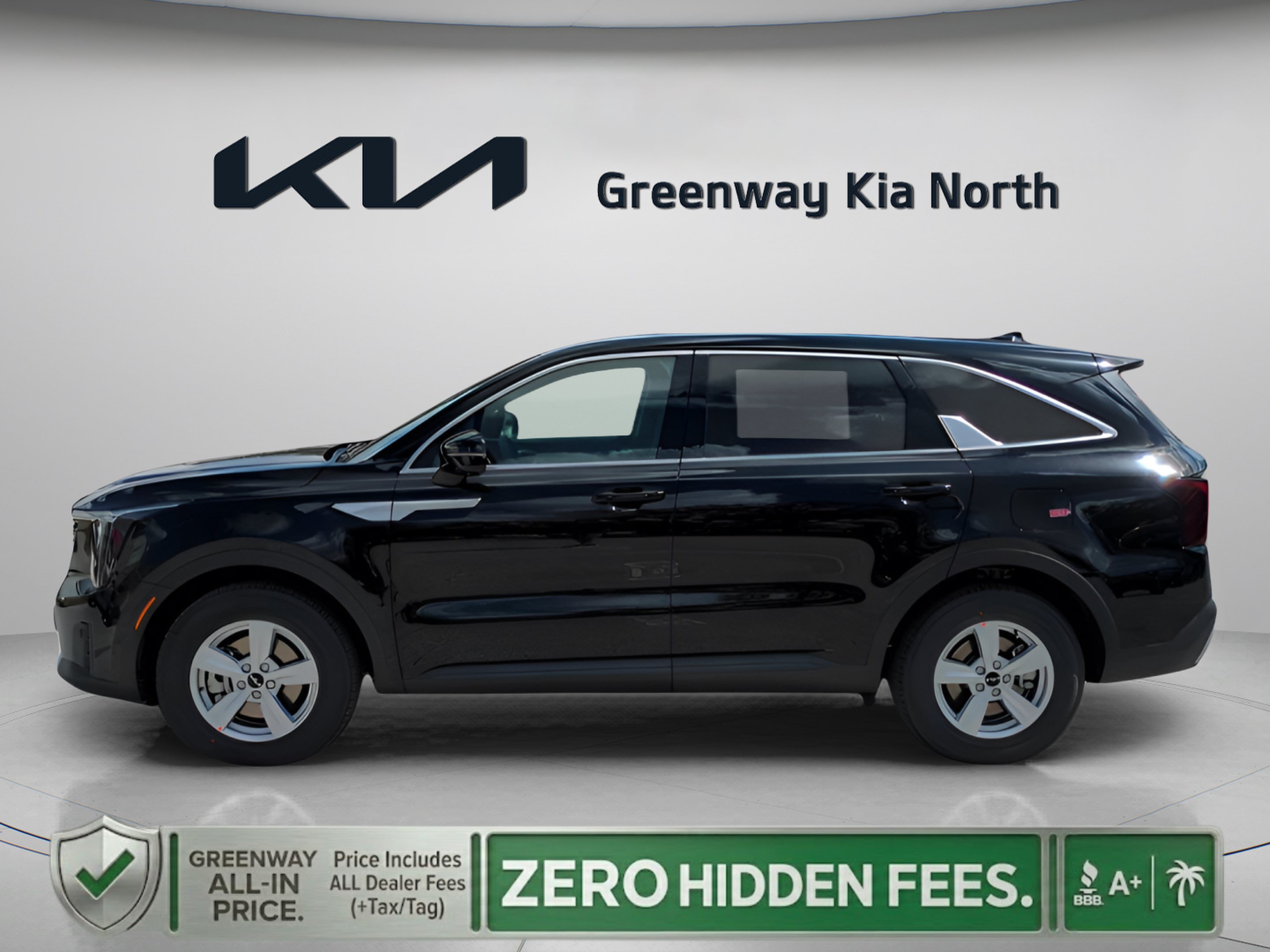 New 2026 Ebony Black Kia LX image 4