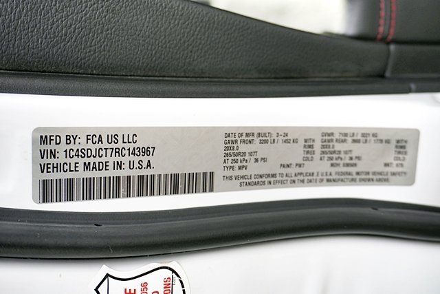 Certified Used 2024 White Dodge R/T Plus image 33