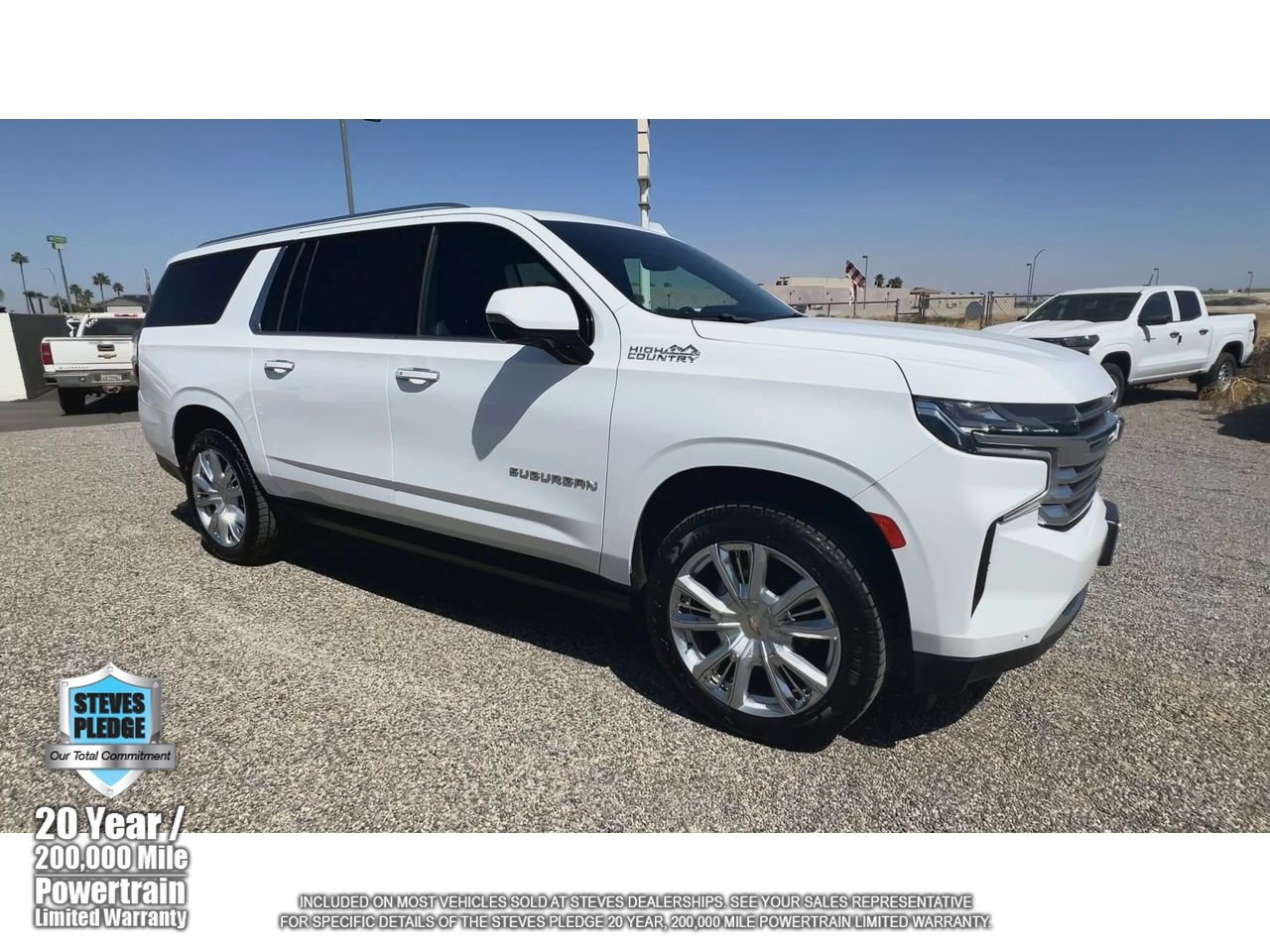 Certified Used 2021 SUMMIT WHITE Chevrolet High Country image 4