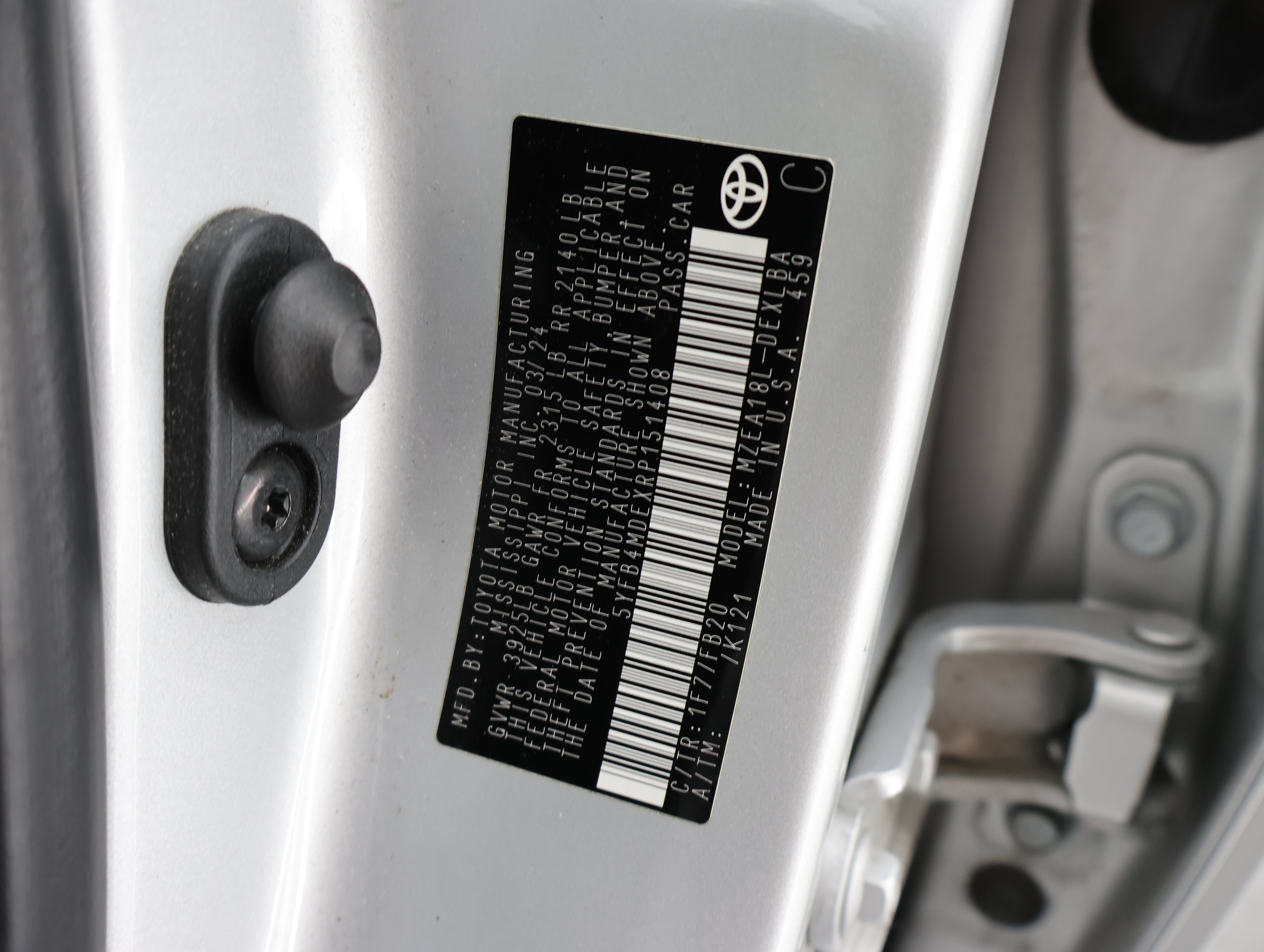 Used 2024 Classic Silver Metallic Toyota LE: LE-FOUR DOOR-FWD-ADAPTIVE CRUISE-BACKUP CAM-NEW TIRES image 53