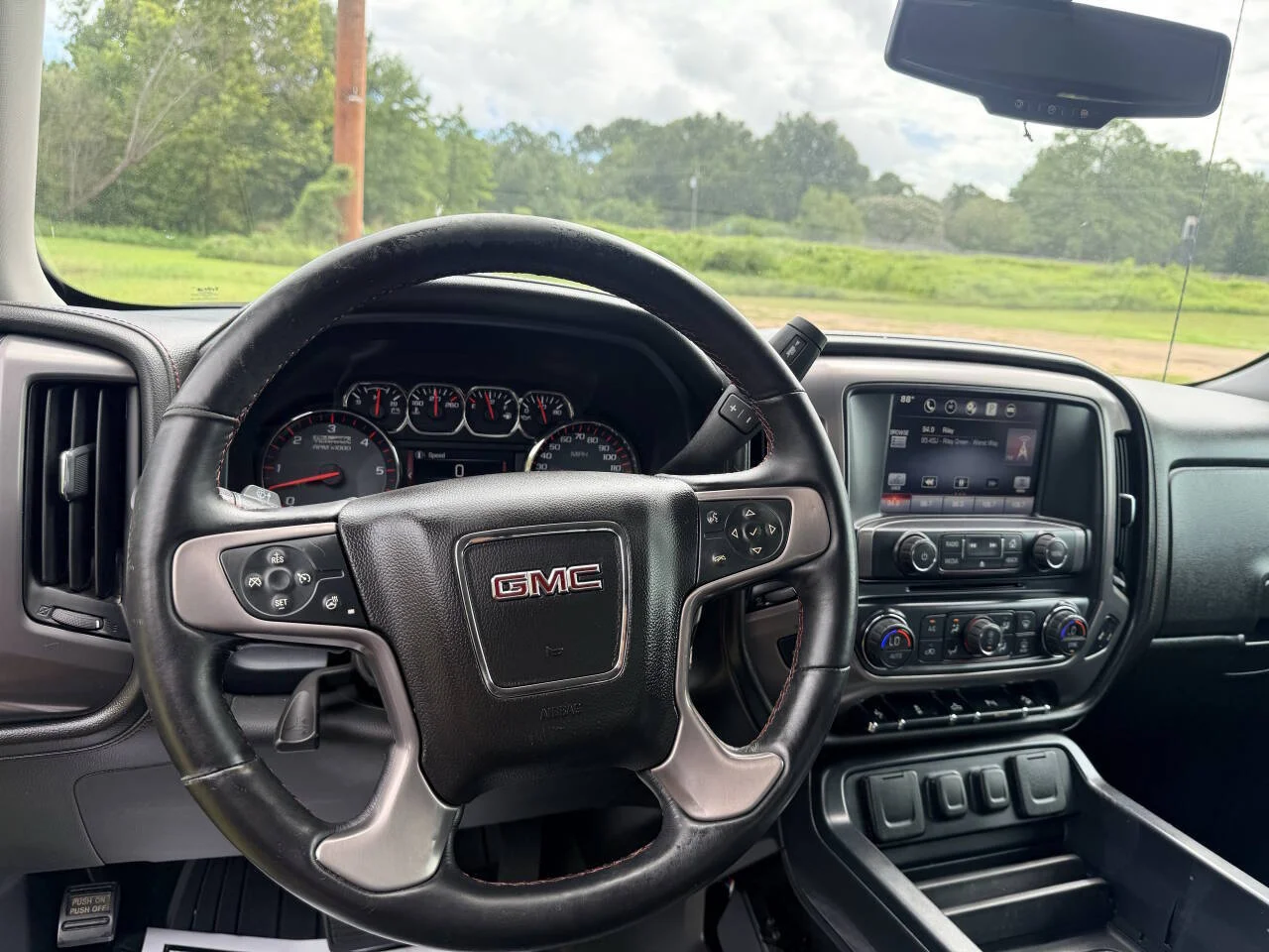 Used 2015 Gray GMC SLT 4x4 4dr Crew Cab 5.8 ft. SB image 11