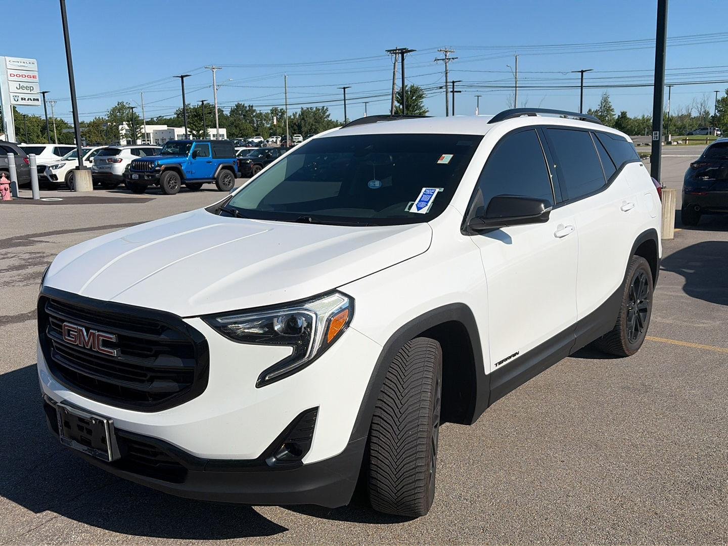 Used 2021 Summit White GMC SLT image 4