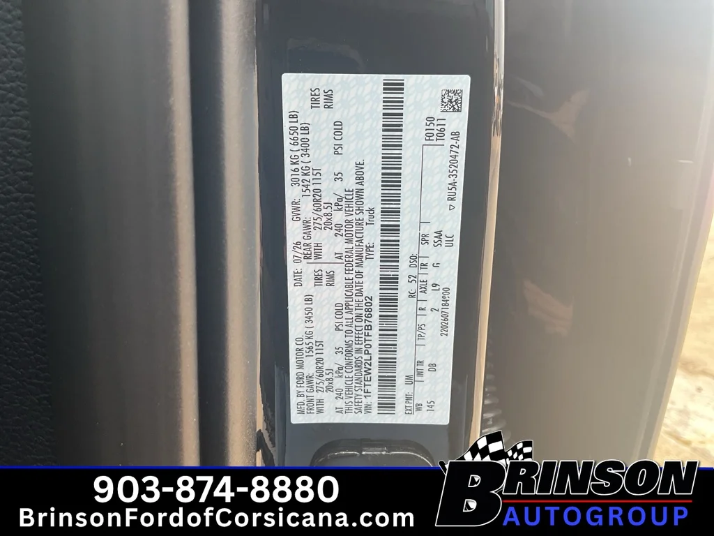 New 2026 Agate Black Metallic Ford STX® image 17
