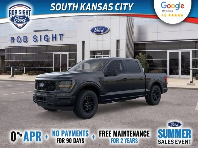 New 2026 Agate Black Metallic Ford STX® image 1