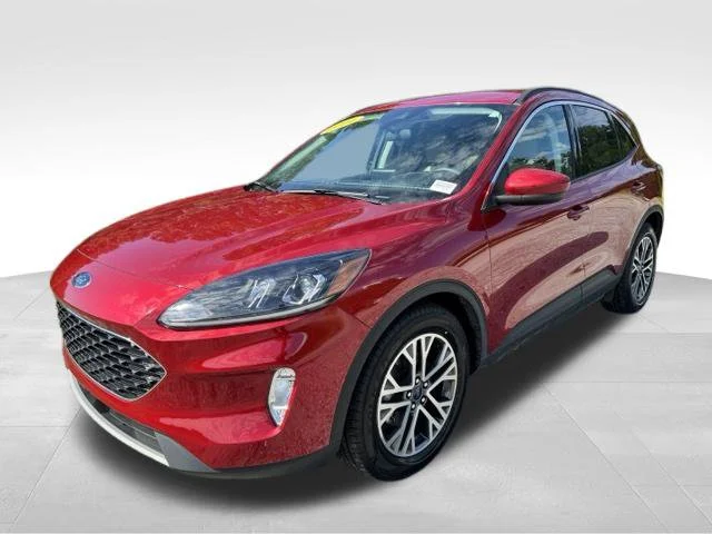 Used 2021 Red Ford SEL image 3