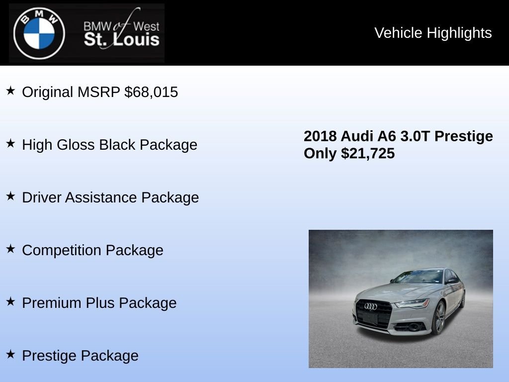 Used 2018 Gray Audi 3.0T Prestige image 8