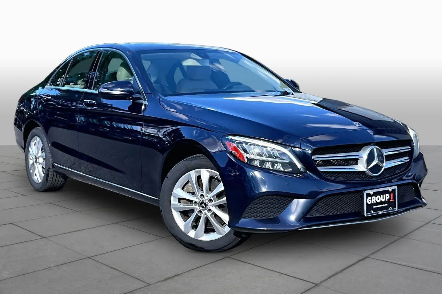 Used 2019 Lunar Blue Metallic Mercedes-Benz C 300 image 3