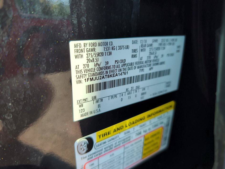 Used 2019 Black Metallic Ford Limited image 32