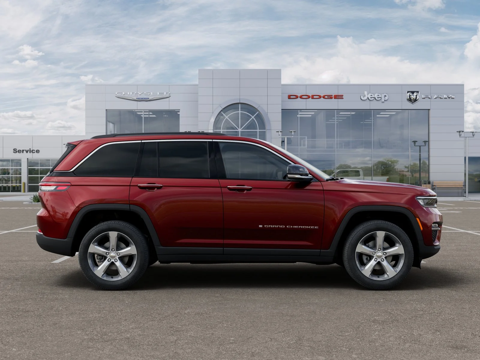 New 2025 Velvet Red Pearl-Coat Exterior Paint Jeep Limited image 41