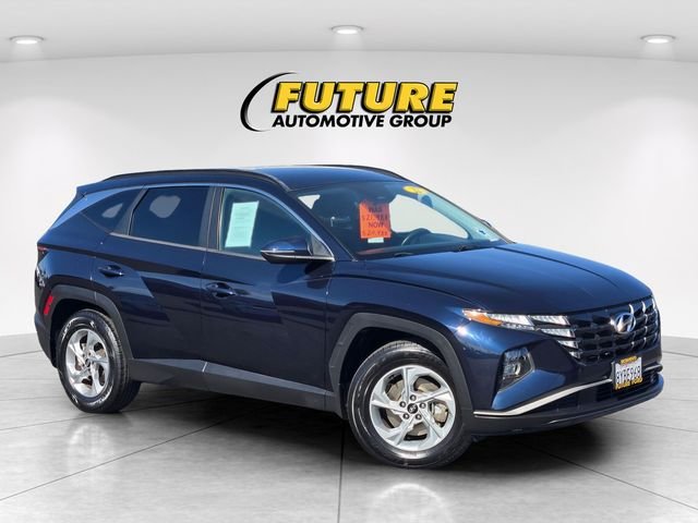 Certified Used 2022 Blue Hyundai SEL image 1