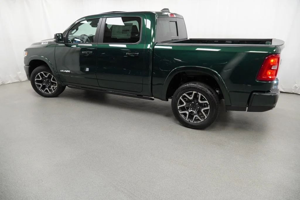 New 2027 Serrano-Green Metallic Exterior Paint RAM Laramie image 14