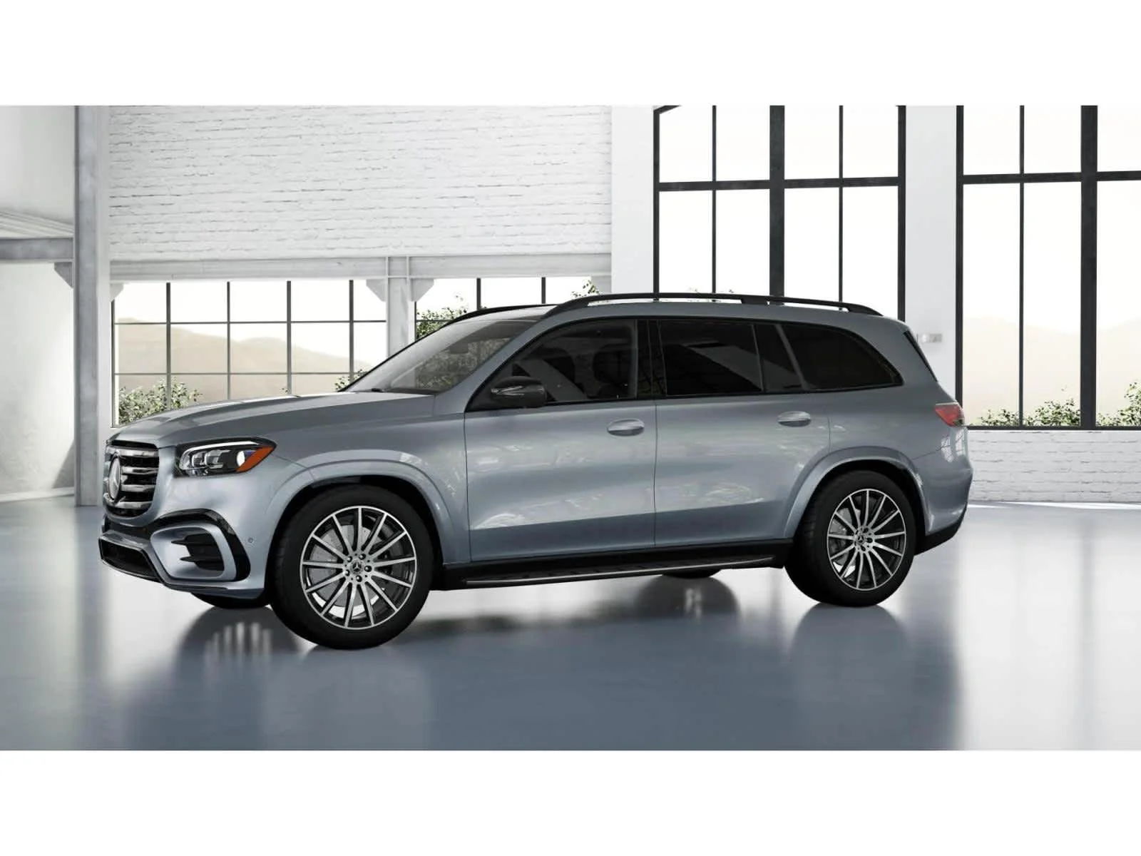 Used 2025 Cirrus Silver Metallic Mercedes-Benz GLS 580 image 36