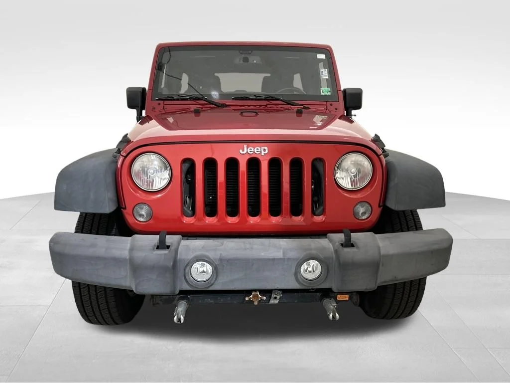 Used 2014 Red Jeep Unlimited Sport image 9